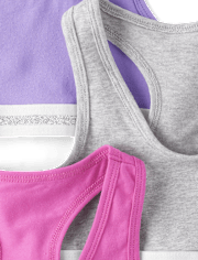 Girls Racerback Bralette 3-Pack