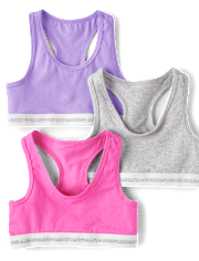 Girls Racerback Bralette 3-Pack