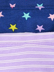 Girls Striped Girl Short Underwear 7-Pack