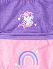 Lot de 7 slips licornes pour petites filles