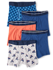 Boys Skateboard Boxer Brief Underwear 5-Pack