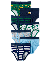 Toddler Boys Monster Brief Underwear 7-Pack
