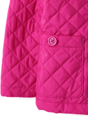 Toddler Girls Quilted Barn Jacket