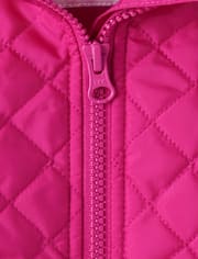 Toddler Girls Quilted Barn Jacket