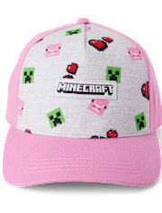 Girls Minecraft Baseball Hat