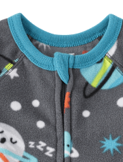 Pyjama une pièce en microfibre polaire pour bébé et tout-petit