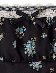 Haut babydoll fleuri pour fille