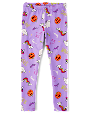 Girls Halloween Leggings