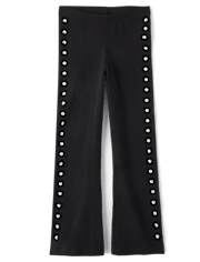 Leggings évasés cloutés pour filles