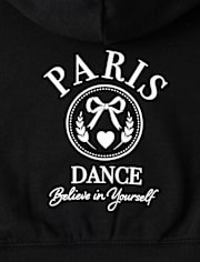Girls Graphic Premium Fleece Hoodie