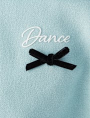Sweat à capuche en polaire premium graphique pour fille
