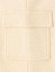 Pantalon cargo large en polaire de qualité supérieure pour fille