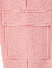 Pantalon cargo large en polaire de qualité supérieure pour fille