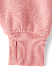 Girls Premium Fleece Quarter Zip Pullover