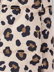 Toddler Girls Print Puffer Jacket