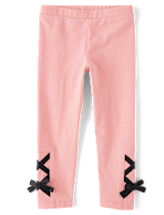 Baby And Toddler Girls Lace Up Leggings