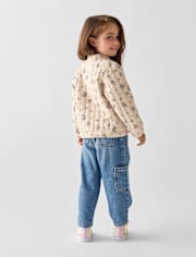 Jean utilitaire pour petite fille