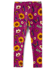 Girls Butterfly Leggings