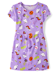 Girls Halloween Everyday Dress