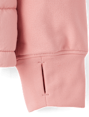 Girls Cozy Tech Microfleece Lined Puffer Jacket