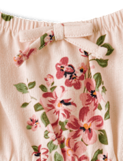 Girls Print Fit And Flare Dress