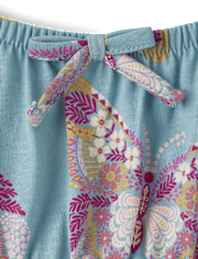 Girls Print Fit And Flare Dress