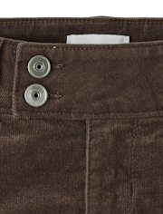 Girls Pleated Corduroy Skort
