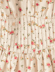 Girls Floral Corset Dress