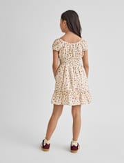 Girls Floral Corset Dress