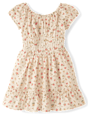 Girls Floral Corset Dress