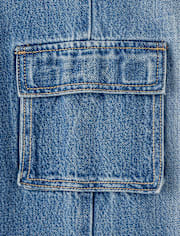 Girls Baggy Cargo Jeans