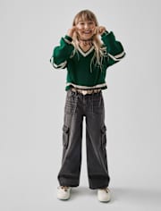 Kids Baggy Cargo Jeans
