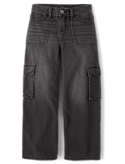 Kids Baggy Cargo Jeans