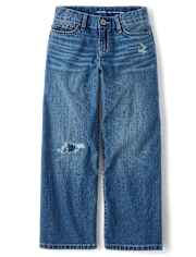 Kids Ripped Baggy Jeans