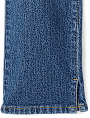 Jeans droits déchirés pour filles