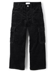 Kids Corduroy Baggy Cargo Pants