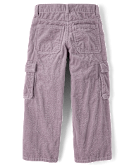 Kids Corduroy Baggy Cargo Pants
