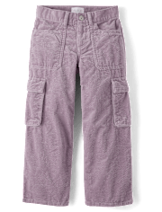 Kids Corduroy Baggy Cargo Pants