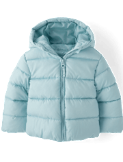 Toddler Girls Hooded Puffer Jacket