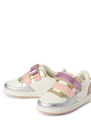 Toddler Girls Shakey Heart Low Top Sneakers