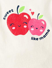 Toddler Girls Apple Top 3-Pack