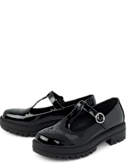 Girls T-Strap Platform Mary Jane Shoes