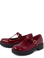 Girls T-Strap Platform Mary Jane Shoes