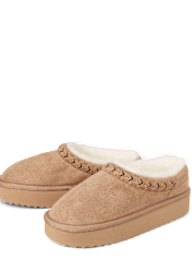 Chaussures à plateforme brodées Teddy Slip Ons pour filles