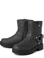 Girls Moto Boots