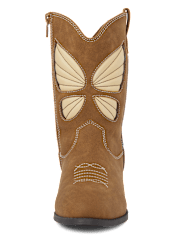 Girls Butterfly Cowgirl Boots