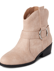 Girls Ankle Cowgirl Boots