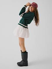 Girls Tall Moto Boots