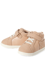 Baby And Toddler Girls First Steps Cat Sneakers