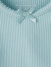 Baby And Toddler Girls Ribbed Baby Tee